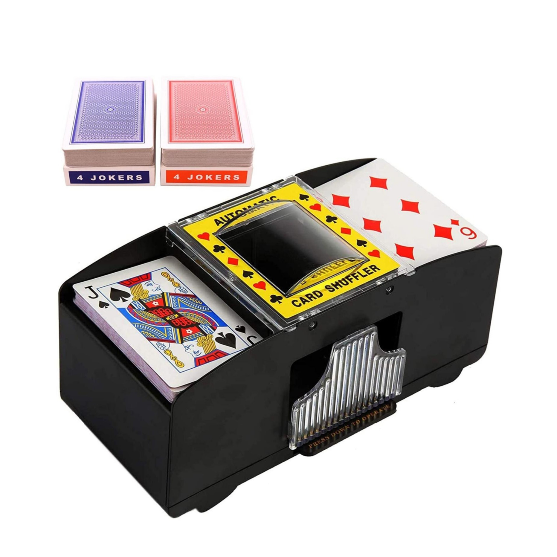 Outdoor-Spielwerkzeug Card Shuffler Familie automatische Kartenmischmaschine 