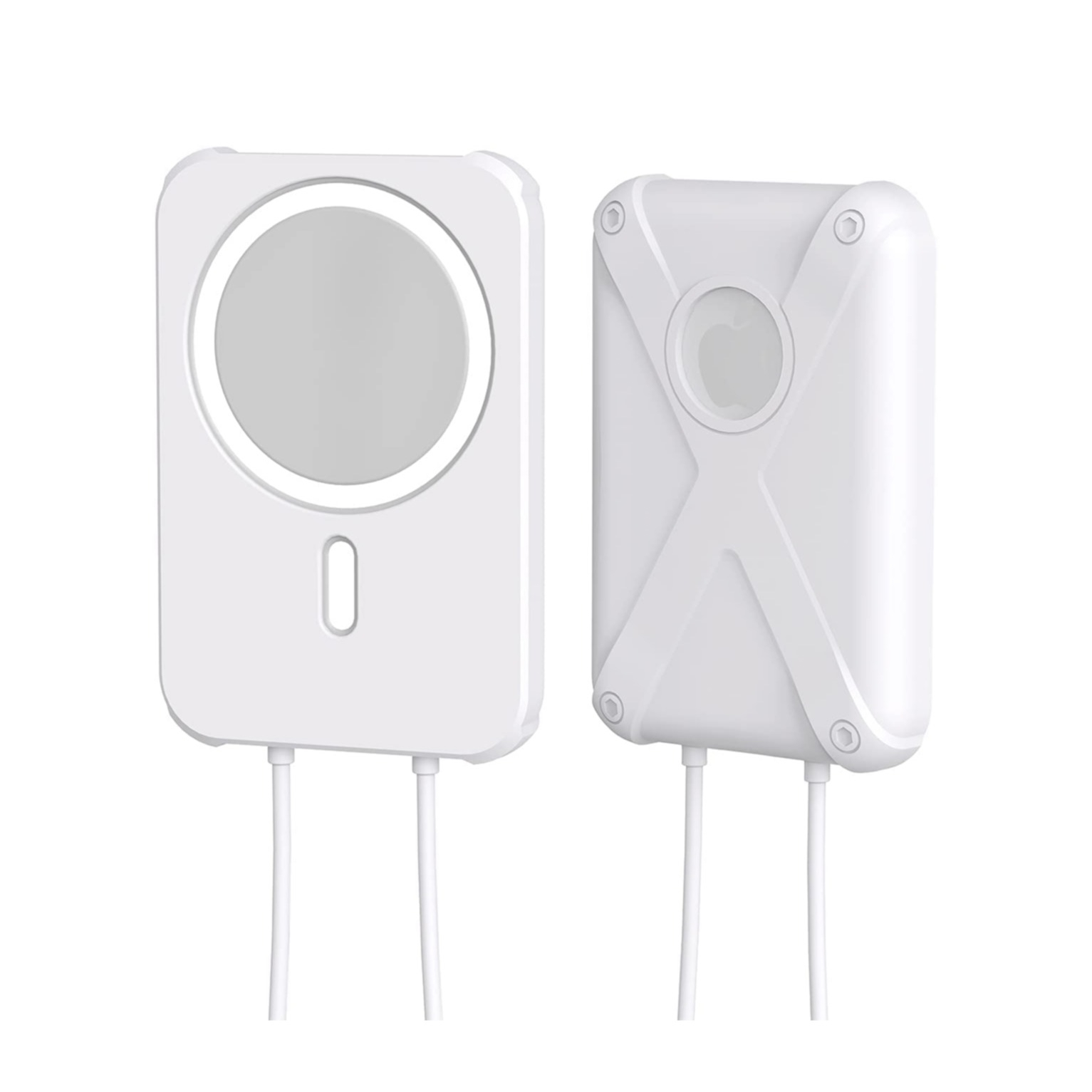 Image of Silikon Schutzhülle für Apple Externe MagSafe Batterie Power Pack mit Handschlaufe - Weiss bei Apfelkiste.ch