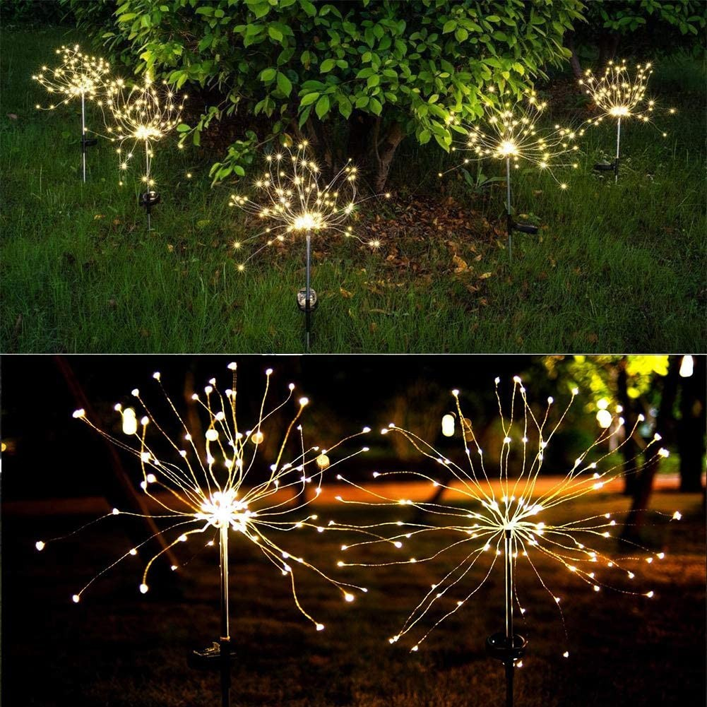 Blumen Strauss LED Solar Lampe Outdoor Gartenleuchte