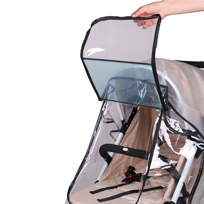 Faltbare Regen und Wind Abdeckung fr Kinderwagen