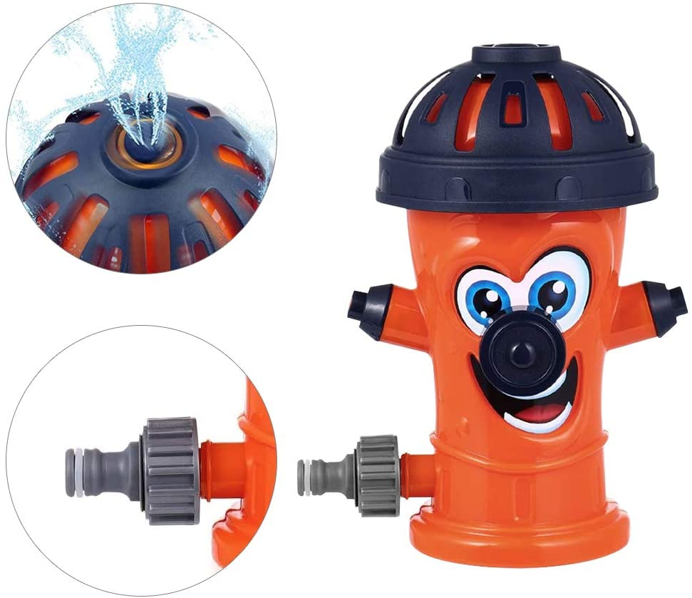 BBWELL Wassersprinkler Hydrant - Garten Wasserspielzeug Für Kinder Ab 3