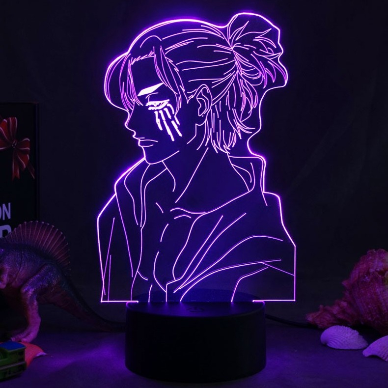 3D Anime LED Lampe Nachtlicht USB Serien Logo