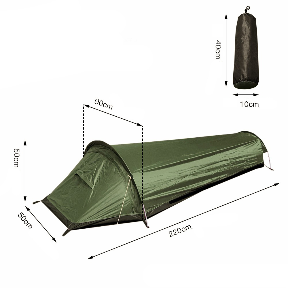 Outdoor Camping Zelt Einmannzelt fr 1 Person Grn