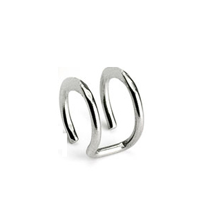 Image of Zweireihiges Damen Fake Ohrpiercing - Silber bei Apfelkiste.ch