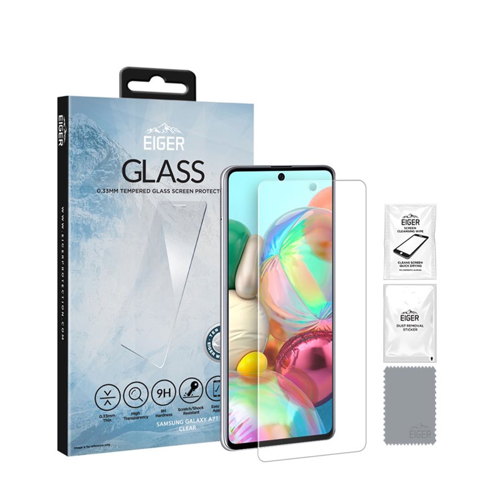 Image of Eiger - Samsung Galaxy A71 2.5D Panzer Glas Display Case Friendly (EGSP00574) bei Apfelkiste.ch