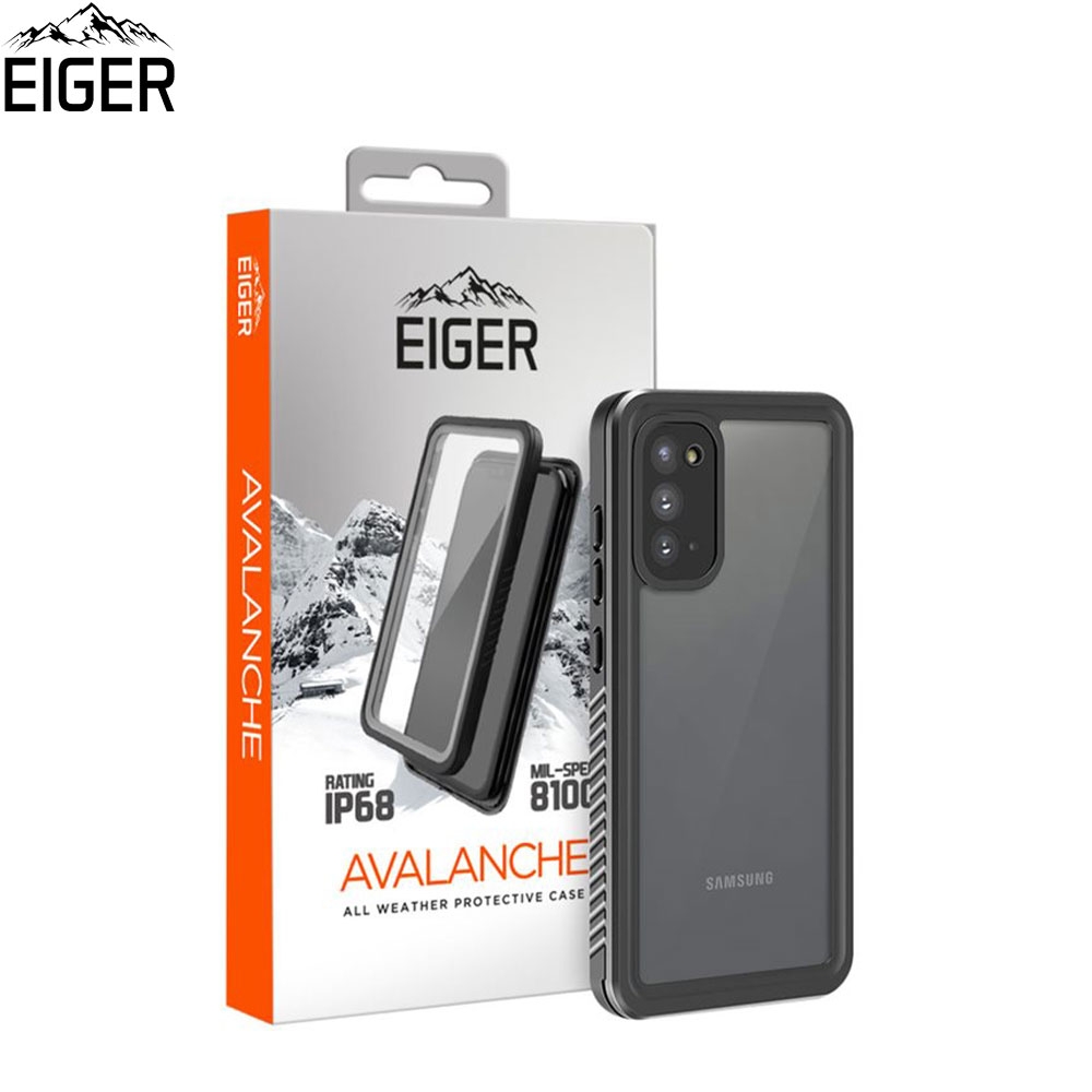Samsung Galaxy S20+ Plus / S20+ Plus 5G Avalanche Case Wasserfeste Outdoor Schutz Hülle IP68 (EGCA00213) - Schwarz