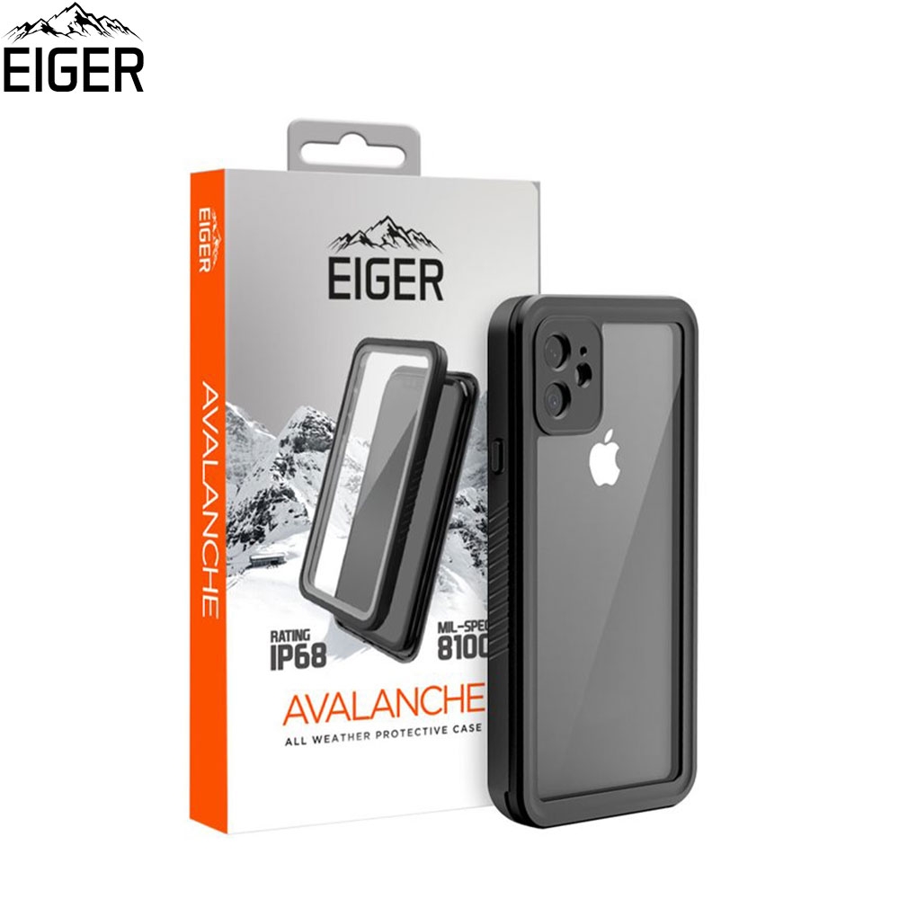 iPhone 11 Avalanche Case Wasserfeste Outdoor Schutz Hülle IP68 (EGCA00217) - Schwarz