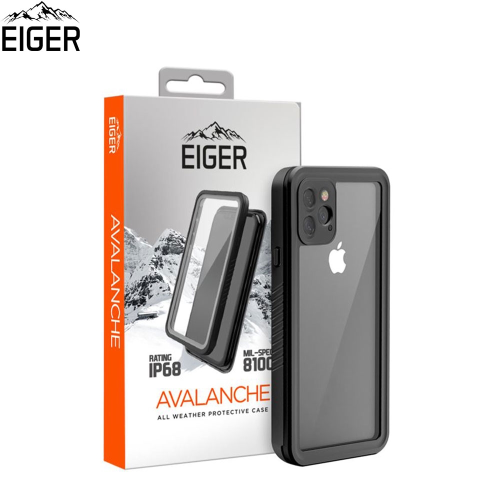 iPhone 11 Pro Avalanche Case Wasserfeste Outdoor Schutz Hülle IP68 (EGCA00216) - Schwarz