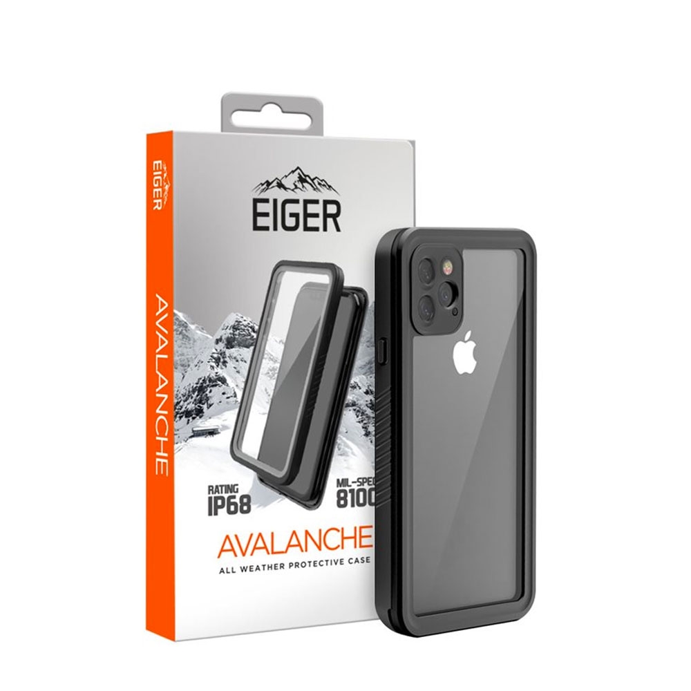 Image of Eiger - iPhone 11 Pro Max Avalanche Case Wasserfeste Outdoor Schutz Hülle IP68 (EGCA00218) - Schwarz bei Apfelkiste.ch