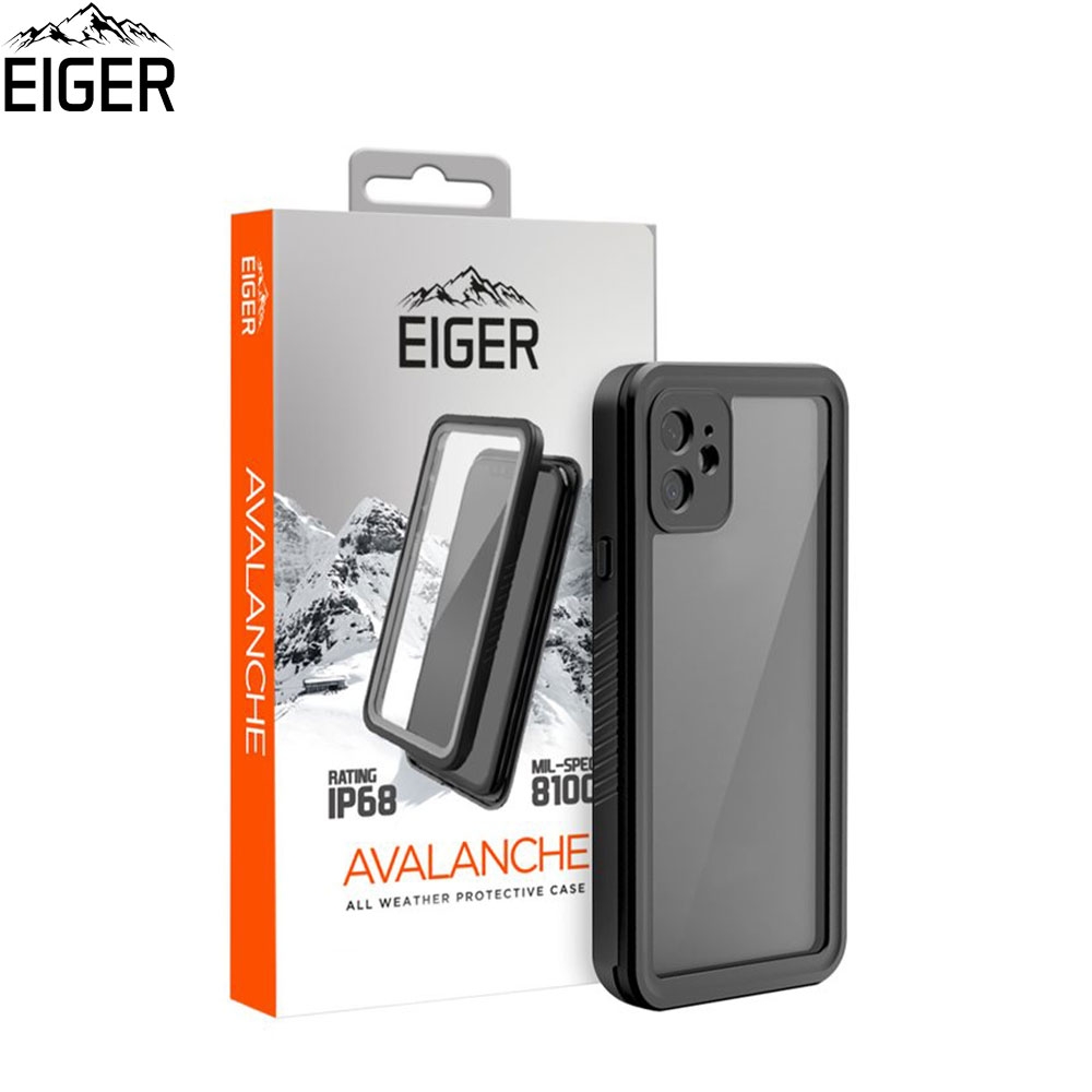 iPhone 12 Avalanche Case Wasserfeste Outdoor Schutz Hülle IP68 (EGCA00265) - Schwarz
