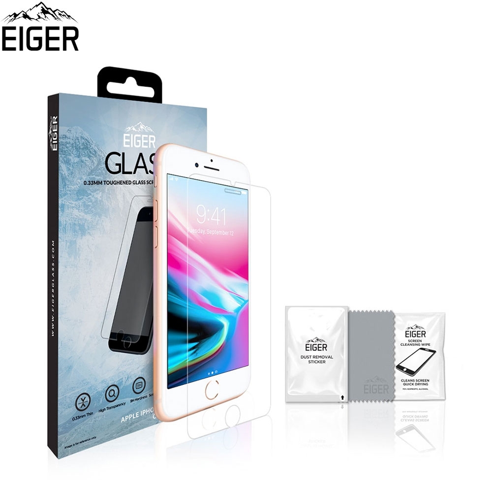 Apple iPhone 8 Plus / 7 Plus / 6S Plus / 6 Plus Panzer Glas Display Schutzfolie Case Friendly (EGSP00119)