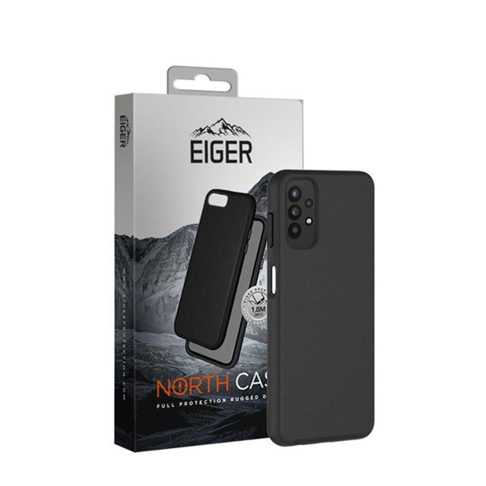 Image of Eiger - Samsung Galaxy A32 5G North Case Premium Hybrid Schutzhülle (EGCA00296) - Schwarz bei Apfelkiste.ch