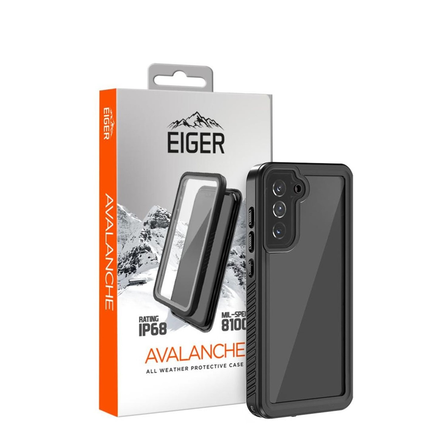 Image of Eiger - Samsung Galaxy S21 5G Avalanche Case Wasserfeste Outdoor Schutz Hülle IP68 (EGCA00279) - Schwarz bei Apfelkiste.ch