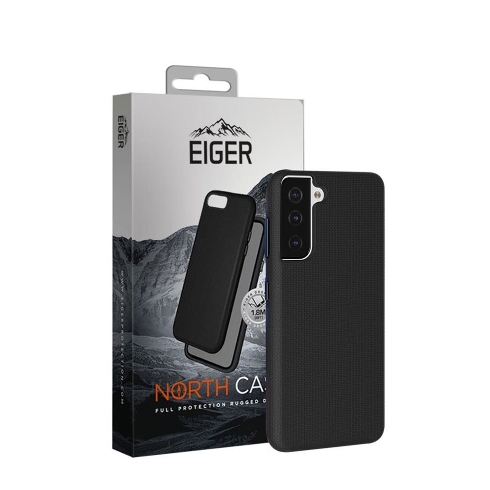 Image of Eiger - Samsung Galaxy S21+ Plus 5G North Case Premium Hybrid Schutzhülle (EGCA00292) - Schwarz bei Apfelkiste.ch