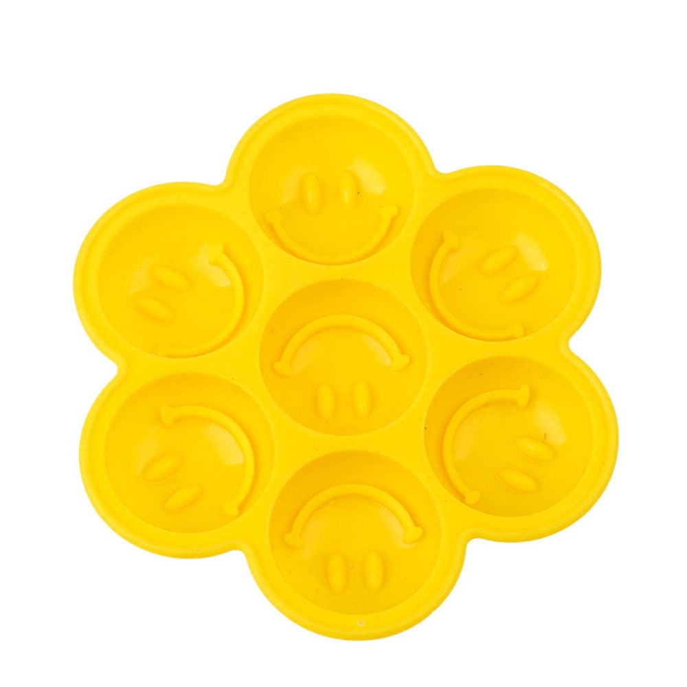 Image of (7-fach) Silikon Eiswürfel Form für Whisky / Cocktails / Longdrinks - Smiley bei Apfelkiste.ch