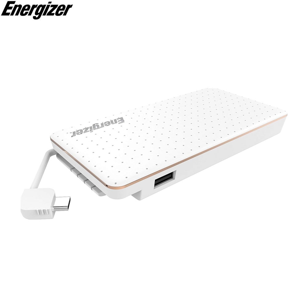 Ultimate 10000mAh Quick Charge 3.0 USB Power Bank 3A Ladegerät mit USB C Kabel (XP10002_CQ) - Weiss