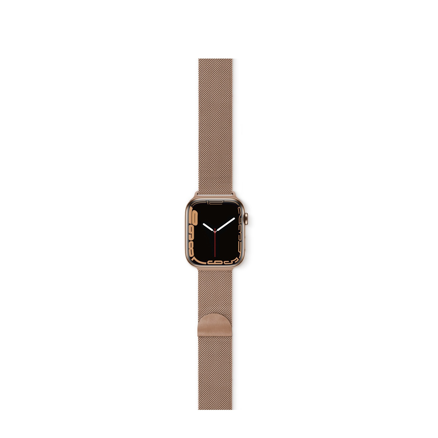 Image of Epico - Apple Watch (45/44/42 mm) Ersatz Magnet Armband Milanaise (Gelenkumfang: 175-275mm) - Gold bei Apfelkiste.ch