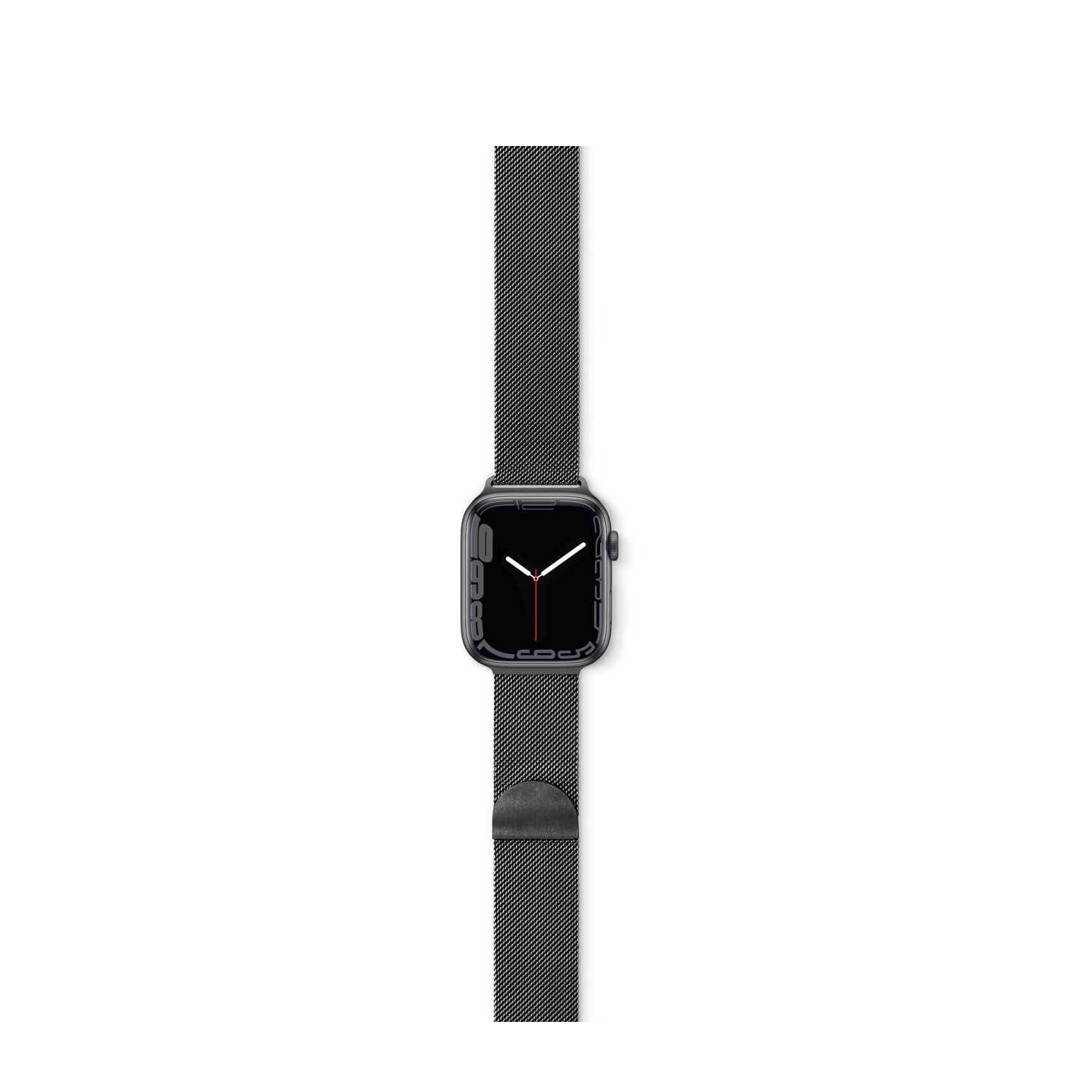 Image of Epico - Apple Watch (45/44/42 mm) Ersatz Magnet Armband Milanaise (Gelenkumfang: 175-275mm) - Schwarz bei Apfelkiste.ch