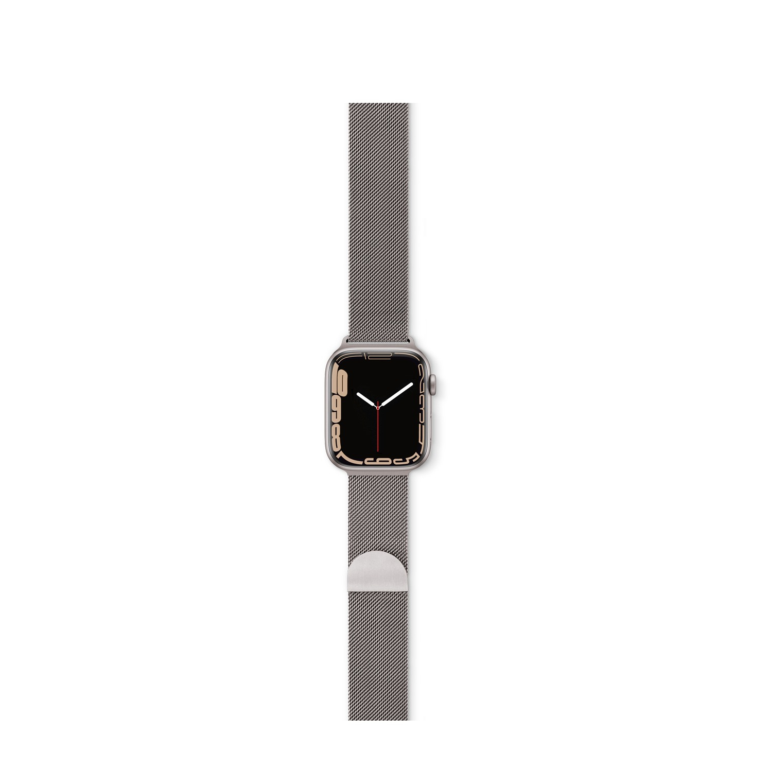 Image of Epico - Apple Watch (45/44/42 mm) Ersatz Magnet Armband Milanaise (Gelenkumfang: 175-275mm) - Silber bei Apfelkiste.ch