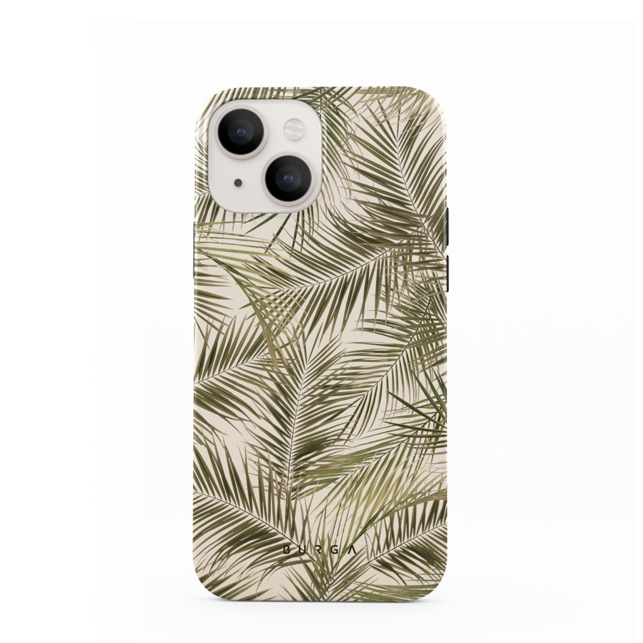 Image of Burga - iPhone 13 Hybrid Hardcase Schutzhülle Tough - Happy Place Palm bei Apfelkiste.ch