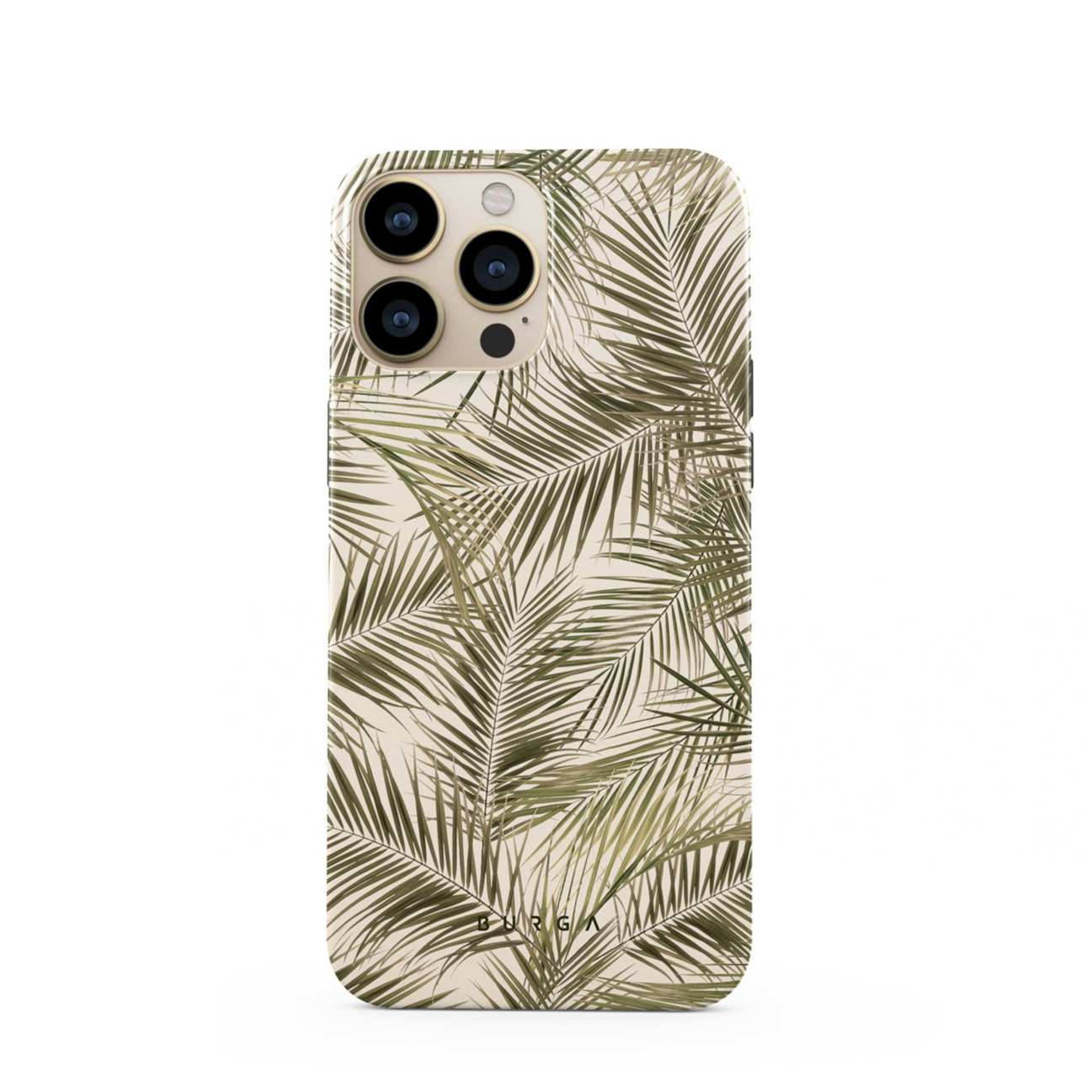 Image of Burga - iPhone 13 Pro Hybrid Hardcase Schutzhülle Tough - Happy Place Palm bei Apfelkiste.ch