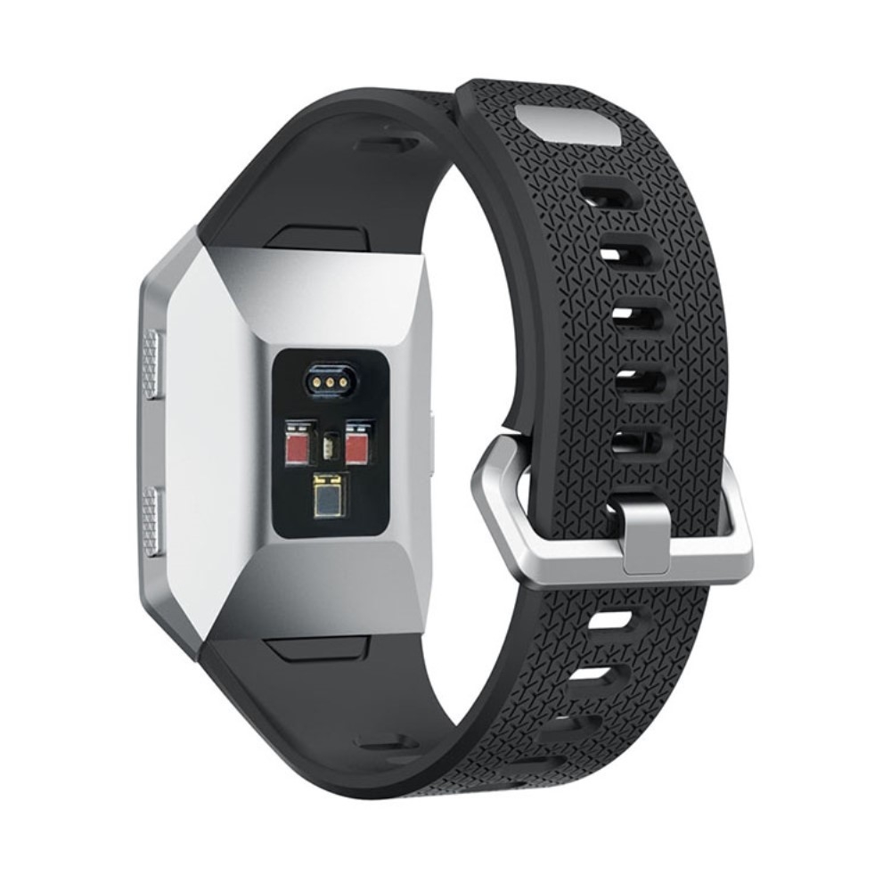 Image of Fitbit Ionic Ersatz Armband aus Silikon (Entspricht Grösse L) - Schwarz bei Apfelkiste.ch