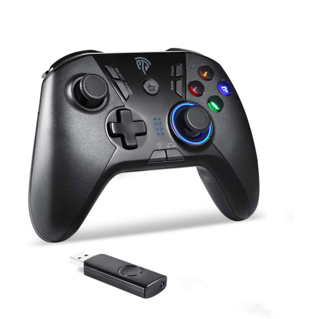 Image of EasySMX - Kabelloser 2.4GHz Wireless Game Controller für Sony PlayStation PS3 / PC / Android (ESM-9110) - Schwarz bei Apfelkiste.ch