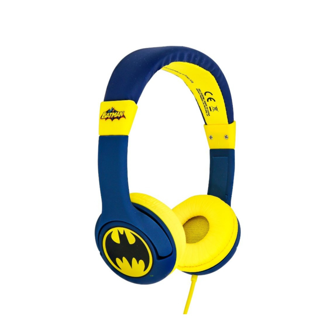 Image of OTL Technologies - Batman Headset Kinder Kopfhörer On-Ear 85dB Begrenzte Lautstärke (DC0765) - Blau bei Apfelkiste.ch