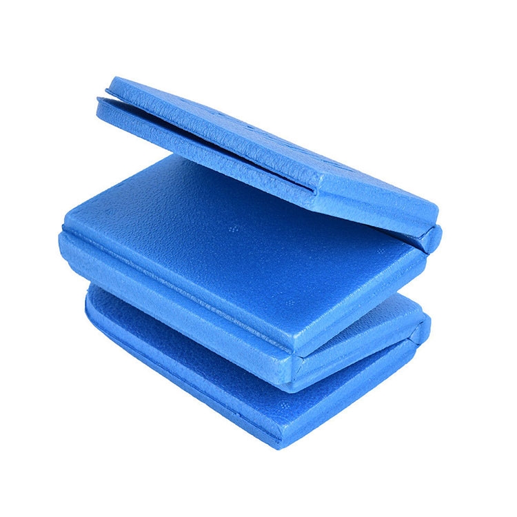 Faltbares Sitzkissen Wasserabweisend Faltkissen für Camping Wandern Blau 1X 