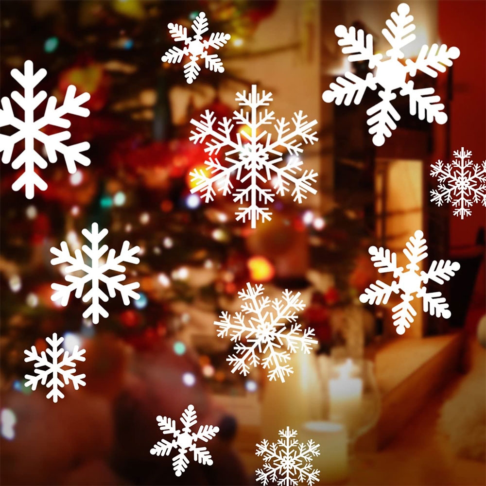 510 Weihnachts-Fensteraufkleber (10 Blatt) – Doppelseitige Schneeflocken-Deko, Riesiges Set Für Fenster, Glas & Co
