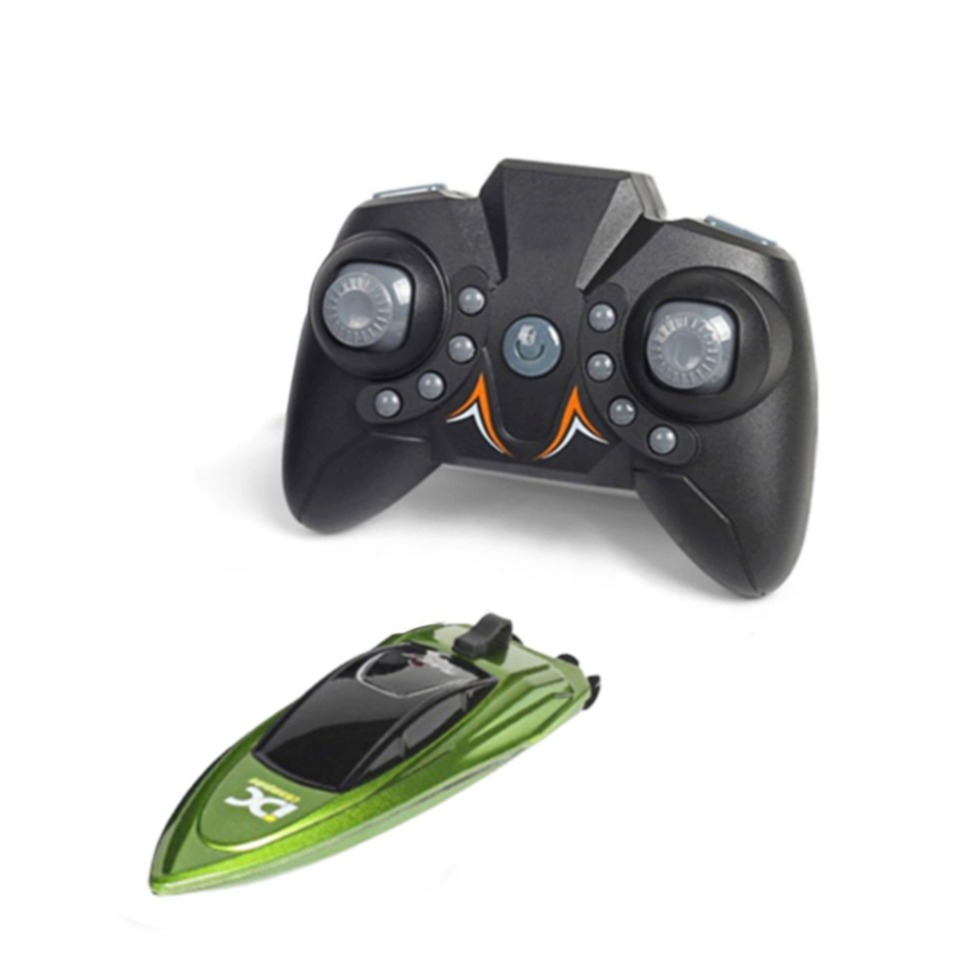 Image of Ferngesteuertes 2.4GHz RC Wasser Spielzeug Mini Speed Boot + Fernbedienung - Grün bei Apfelkiste.ch
