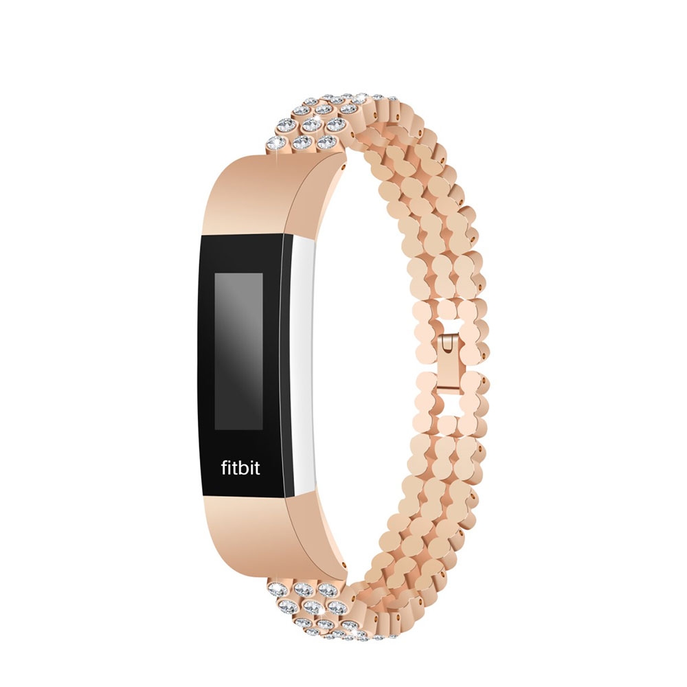 Fitbit Alta Deluxe Edelstahl Armband im Diamant Look (Gelenkumfang 215mm) - Roségold Fitbit Alta Deluxe Edelstahl Armband im Diamant Look (Gelenkumfang 215mm) - Roségold