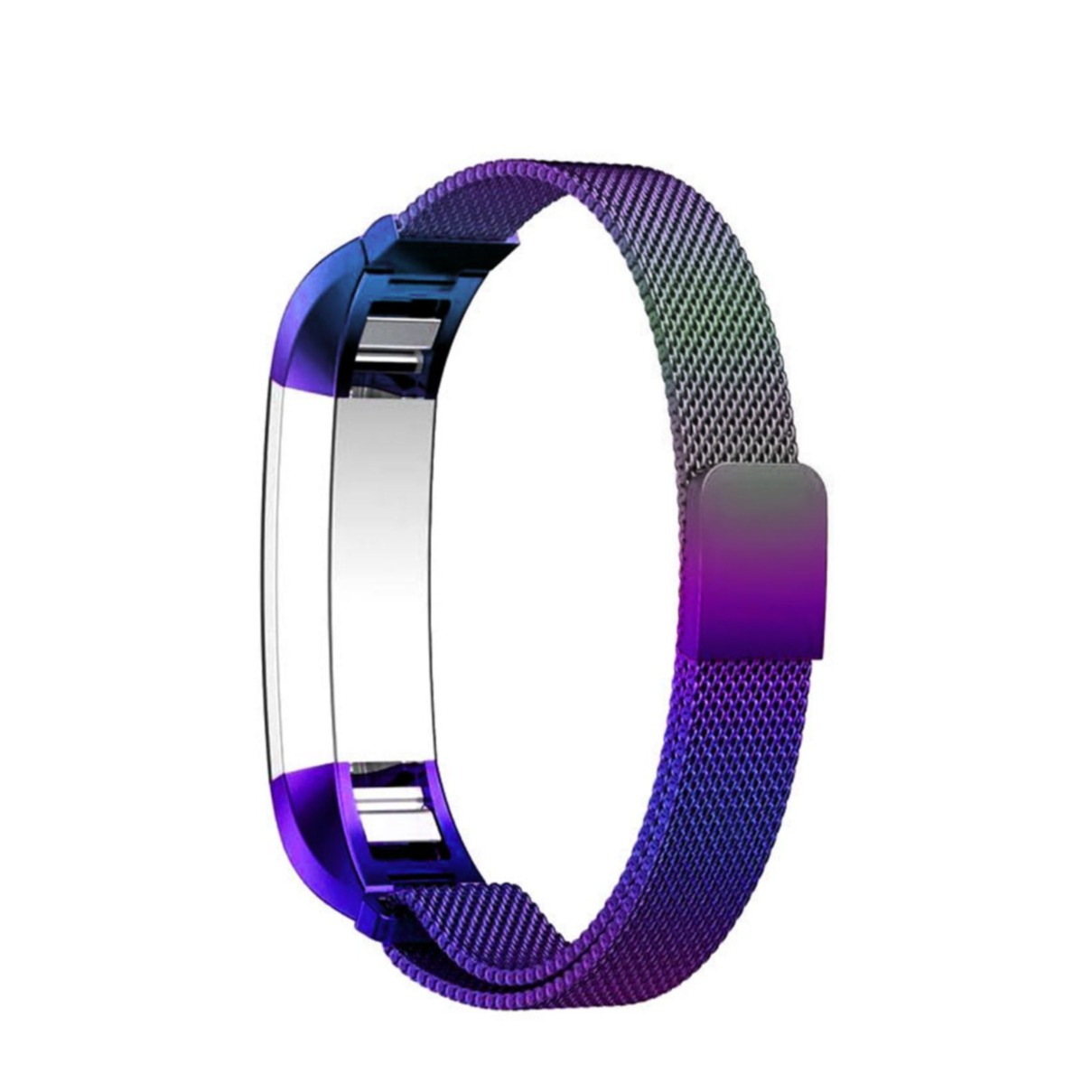 Image of (Gr. M) Fitbit Alta / Alta HR Edelstahl Armband Milanaise Magnetverschluss (Gelenkumfang ca. 170-240 mm) - Flip Flop bei Apfelkiste.ch