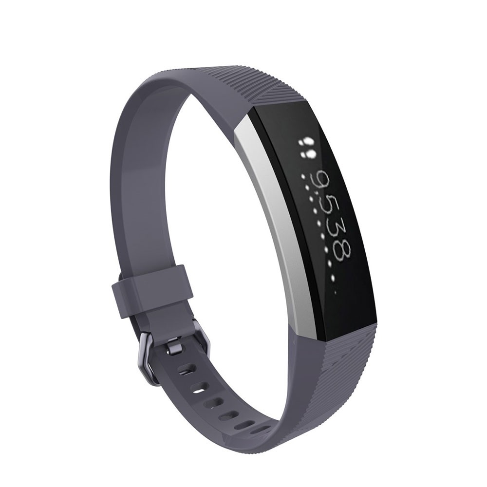 Image of (Gr. S) Fitbit Alta / Alta HR Ersatz Silikon Sport Armband (Gelenkumfang 155-200 mm) - Grau bei Apfelkiste.ch
