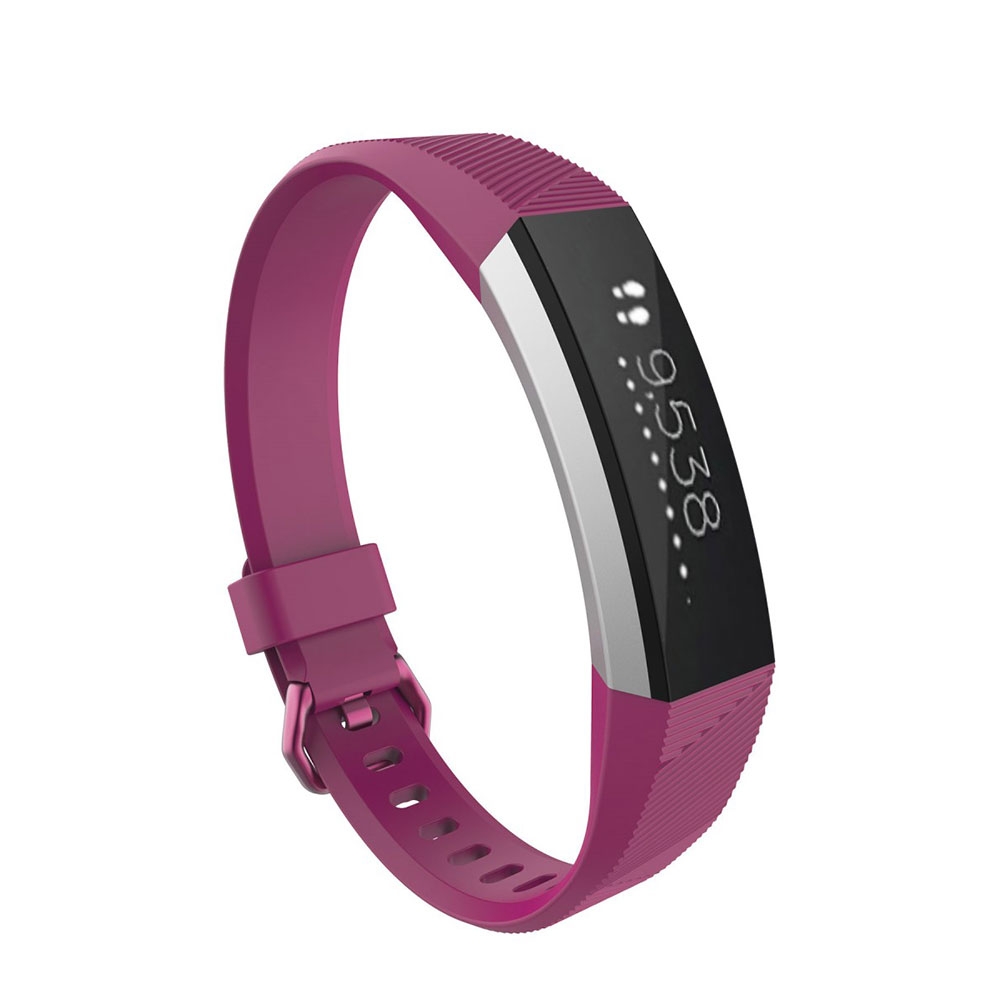 Image of (Gr. S) Fitbit Alta / Alta HR Ersatz Silikon Sport Armband (Gelenkumfang 155-200 mm) - Violett bei Apfelkiste.ch