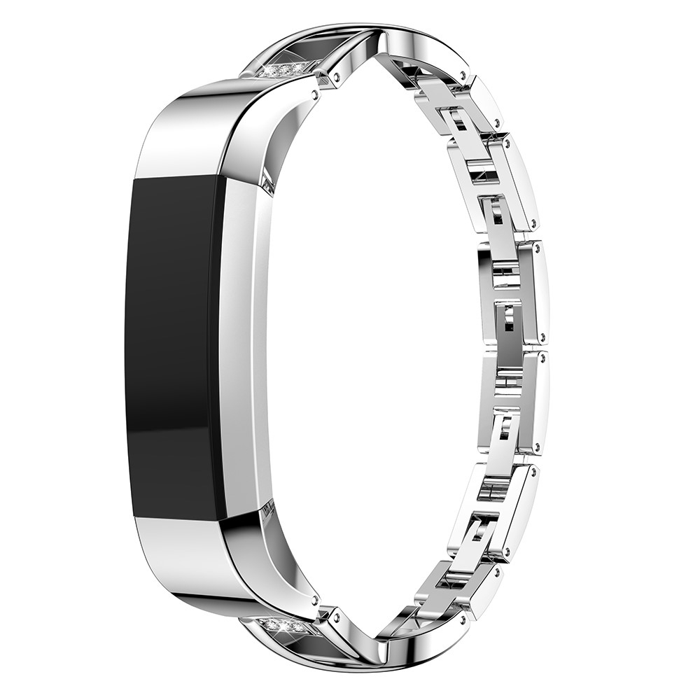 Fitbit Alta / Alta HR Elegantes Edelstahl Armband Diamant Look - Silber Fitbit Alta / Alta HR Elegantes Edelstahl Armband Diamant Look - Silber