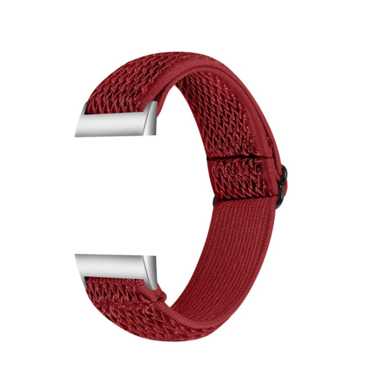 Image of Fitbit Charge 2 Elastisches Nylon Gummi Armband (Gelenkumfang: 180-260mm) - Rot bei Apfelkiste.ch
