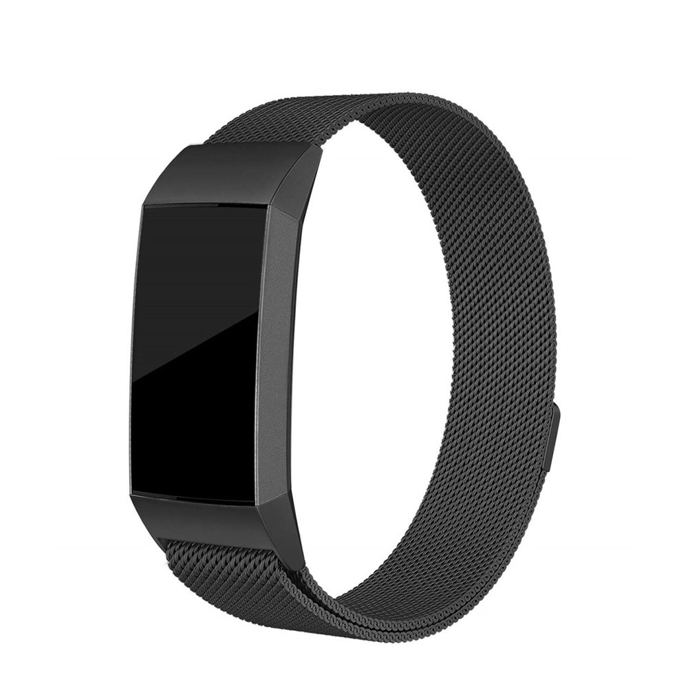 Fitbit Charge 4 / 3 Sport Armband Silikon Schwarz