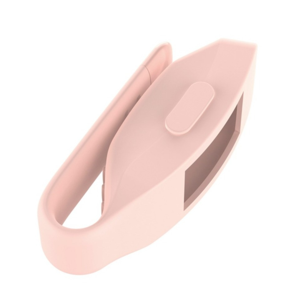Image of Fitbit Inspire HR / Inspire Silikon Bumper Case Hülle mit Gürtelclip - Rosa bei Apfelkiste.ch