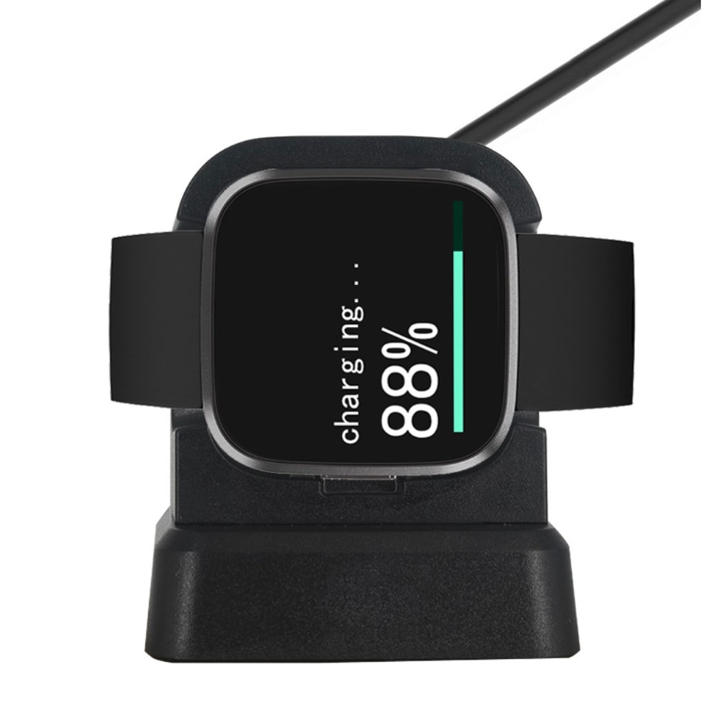 Image of (1.2m) Fitbit Versa 2 USB Magnet Ladegerät Ladestation - Schwarz bei Apfelkiste.ch