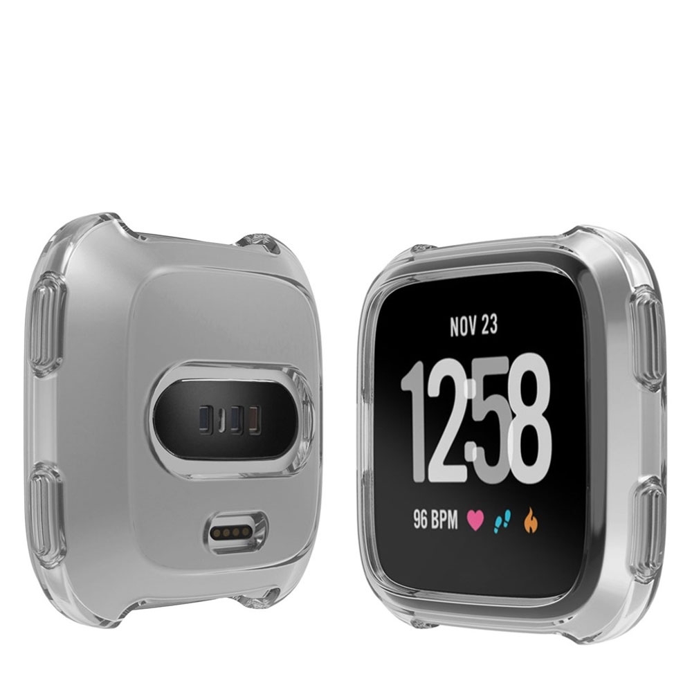 Image of Fitbit Versa / Versa Lite Silikon Hülle Schutzcase - Grau bei Apfelkiste.ch