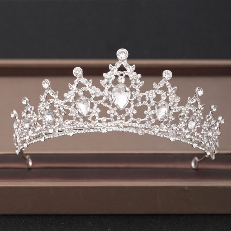 Sternen Haarreif Krone, Silber – Tiara Für Hochzeit, Party, Braut & Brautjungfer