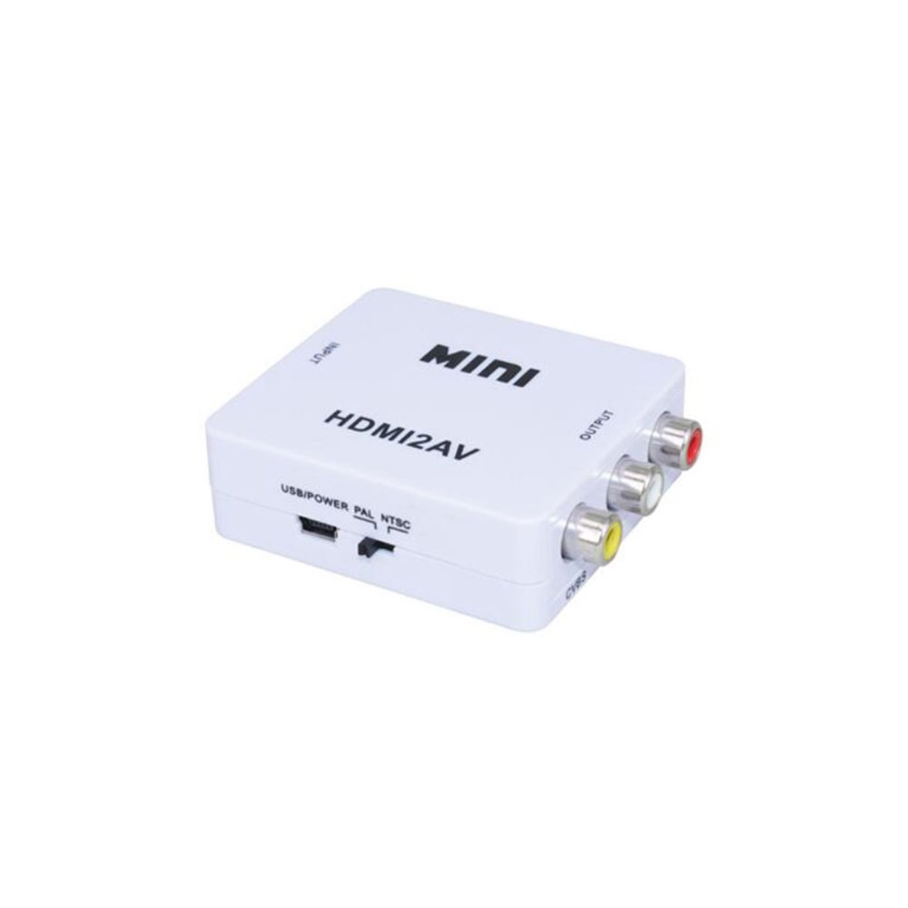 Image of HDMI 1080P auf Cinch RCA CVBS AV Konverter Adapter für TV / PC / Sony PlayStation PS3 / DVD bei Apfelkiste.ch