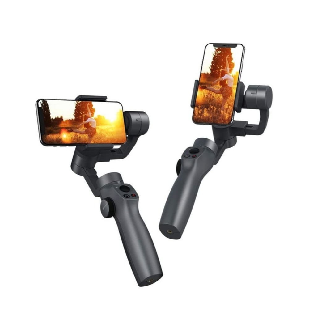 Image of Funsnap - Capture 2S 3-Achsen Gimbal / Stabilisator 320° Schwenkbar für Smartphone und GoPro - Schwarz bei Apfelkiste.ch