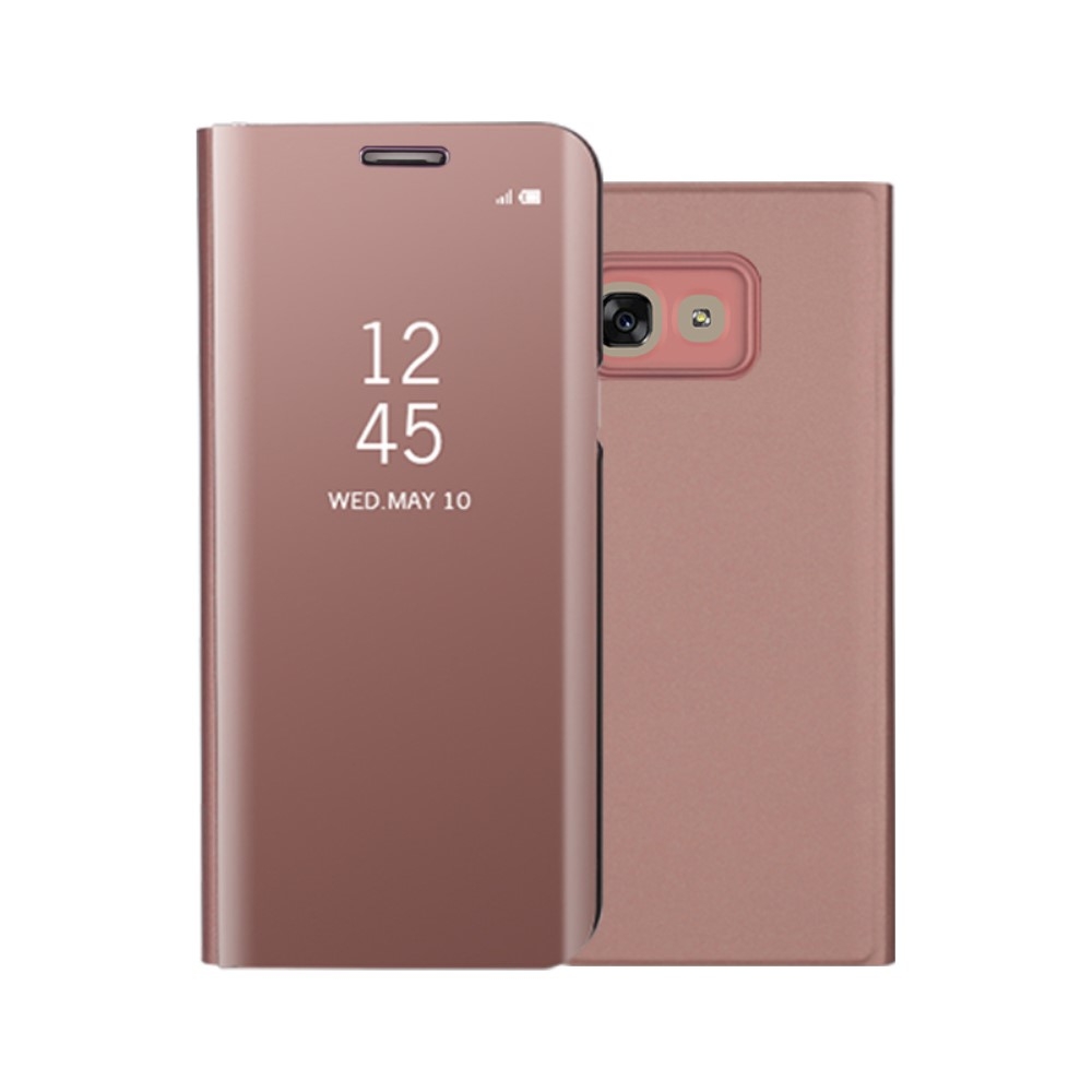 Image of Samsung Galaxy A3 (2017) Clear View Standing Cover Hülle - Roségold bei Apfelkiste.ch