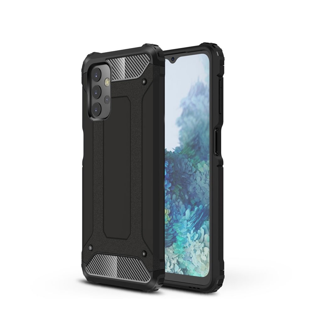 Image of Samsung Galaxy A32 5G Outdoor Hybrid Hardcase Hülle - Schwarz bei Apfelkiste.ch