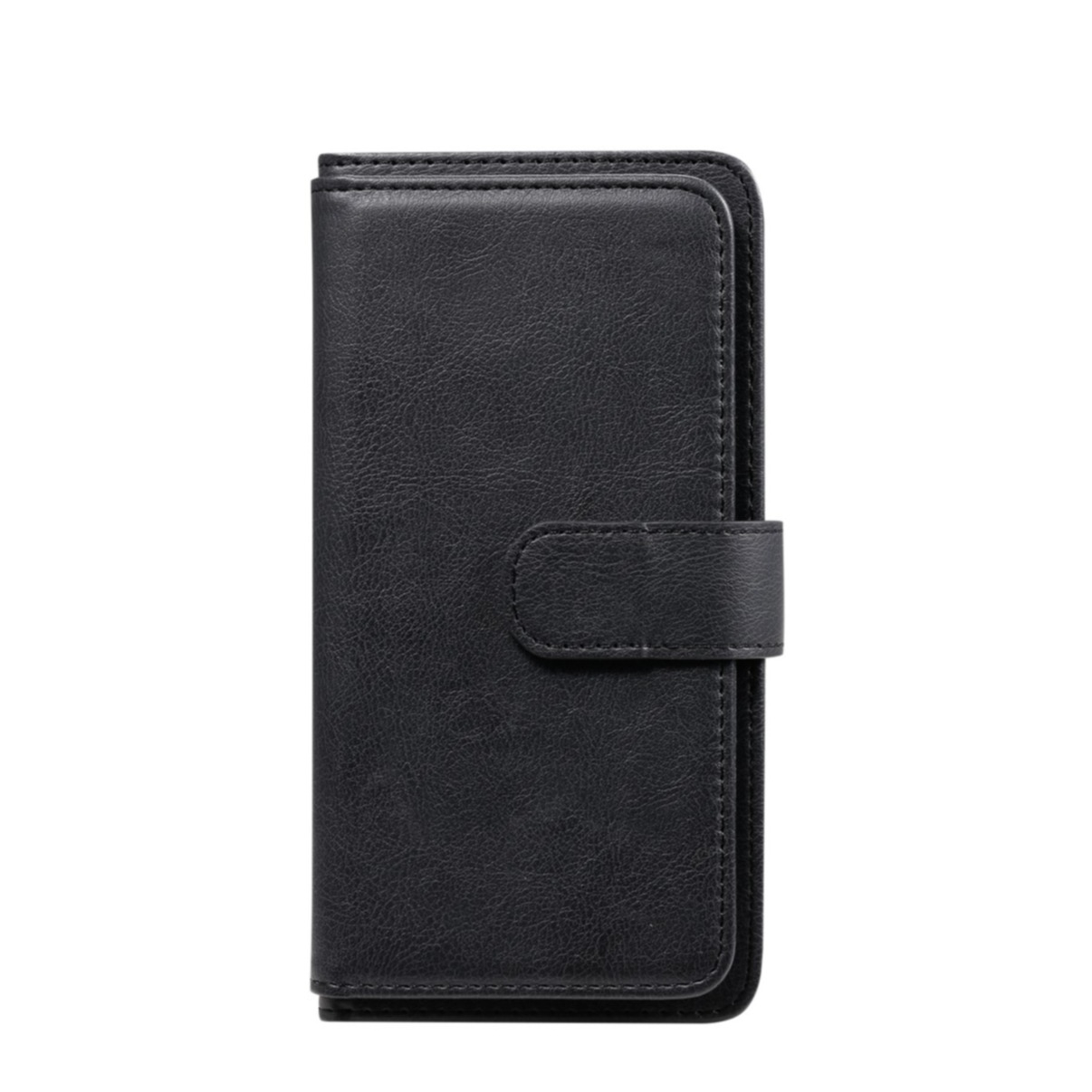Image of Samsung Galaxy A32 5G Leder Wallet Etui Tasche mit 10 Kartenfächern - Schwarz bei Apfelkiste.ch