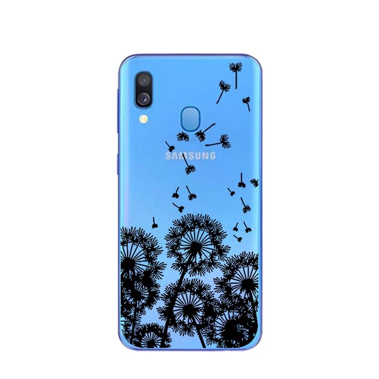 Image of Apfelkiste © - Samsung Galaxy A40 Gummi Case Hülle Ultra Thin Pusteblumen - Transparent bei Apfelkiste.ch