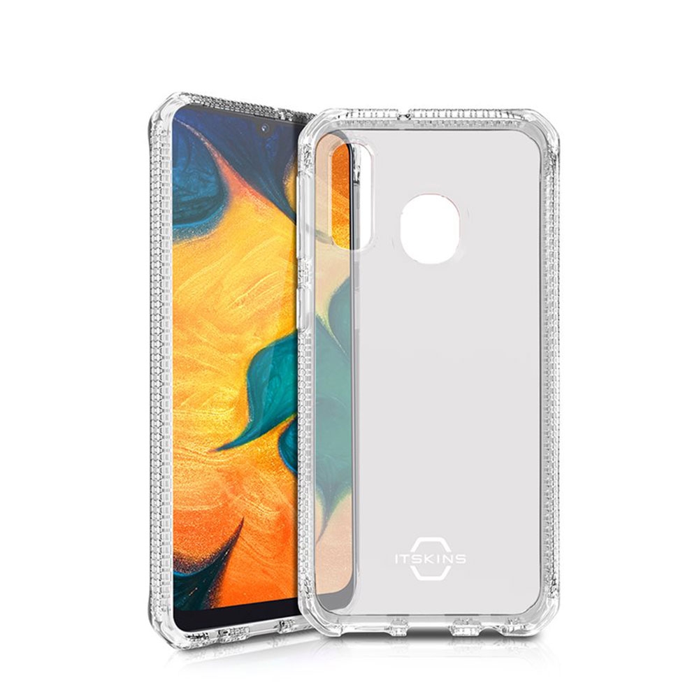 Image of ITSkins - Samsung Galaxy A40 Spectrum Antimikrobielle Schutz Hardcase Hülle (Fallschutz 2 Meter) - Transparent bei Apfelkiste.ch