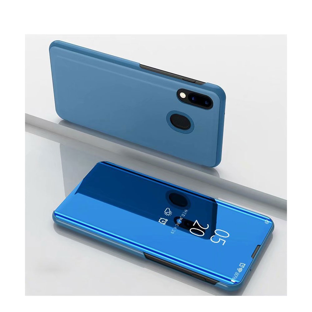Image of Samsung Galaxy A40 Clear View Cover Hülle - Blau bei Apfelkiste.ch